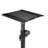 Gravity SP 3202 CS B - Højttalerstativ til studiomonitor med firkantet stålbase