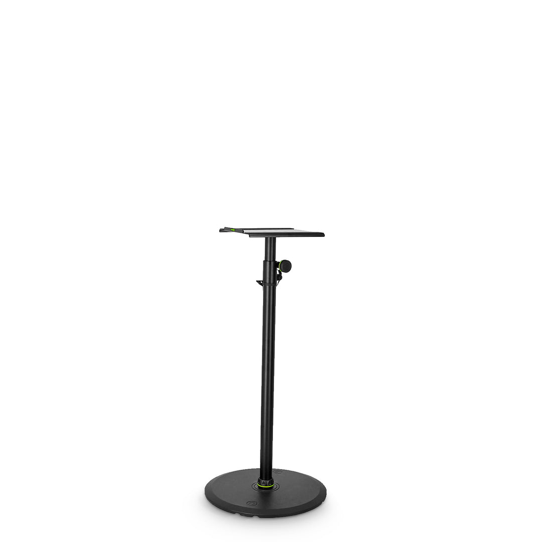 Gravity SP 3202 LR B - Pied pour enceinte de monitoring de studio avec grande base ronde