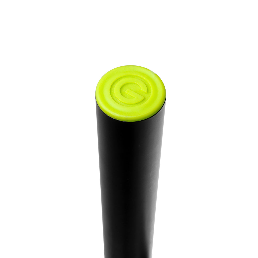 Gravity SP 5211 GS B - Pied d’enceinte avec ressort à gaz 35 mm, aluminium, noir