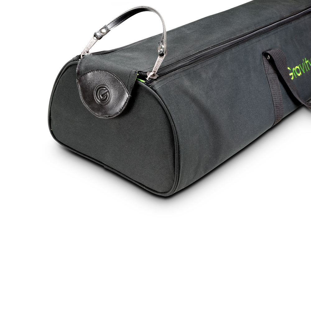 Gravity SS 5212 B SET 1 - Set de supports d’enceintes avec 2 supports d’enceintes en acier, avec sac de transport