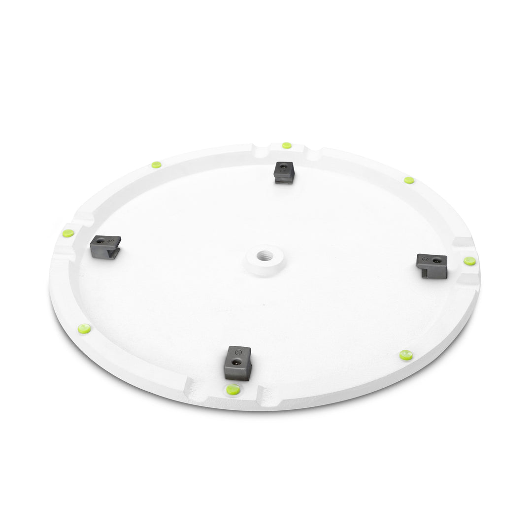 Gravity SSP WB SET 1 W - Support d’enceinte avec base et plaque de lest en fonte, blanc