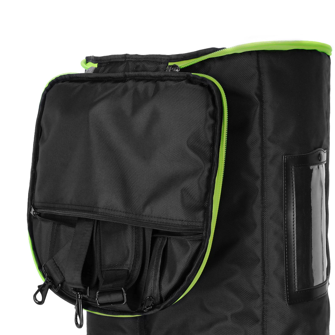 Gravity TBG MS 6 B - Sac de transport Touring pour jusqu'à six stands de microphone, avec roulettes