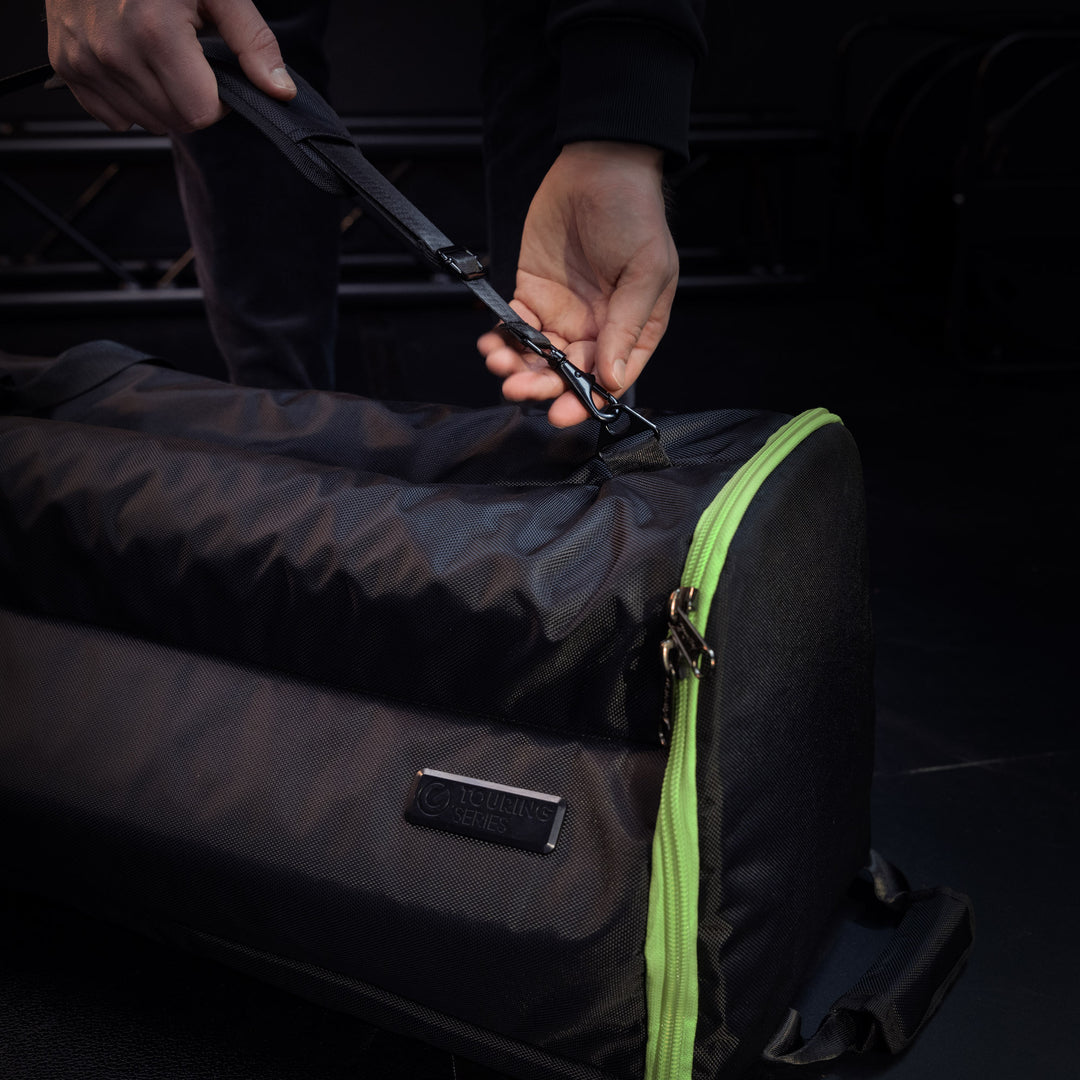 Gravity TBG MS 6 B - Sac de transport Touring pour jusqu'à six stands de microphone, avec roulettes