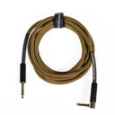 Grooveland Tweed Angle Câble Guitare (3m - Brun)