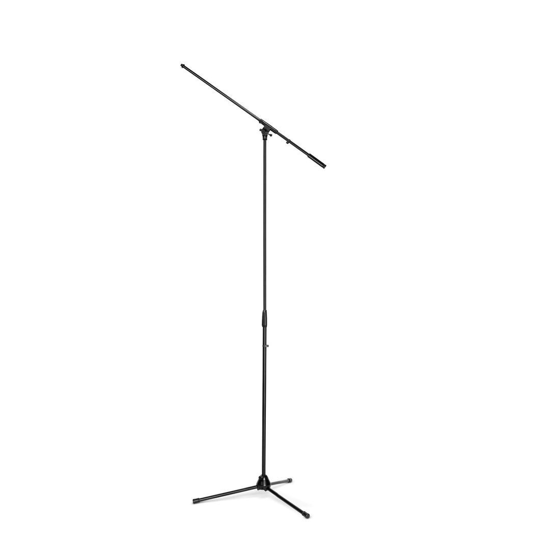 Gravity TMS 4321 OH B - stand de microphone overhead pour tournées, avec trépied pliable extra-large et perche extra-longue