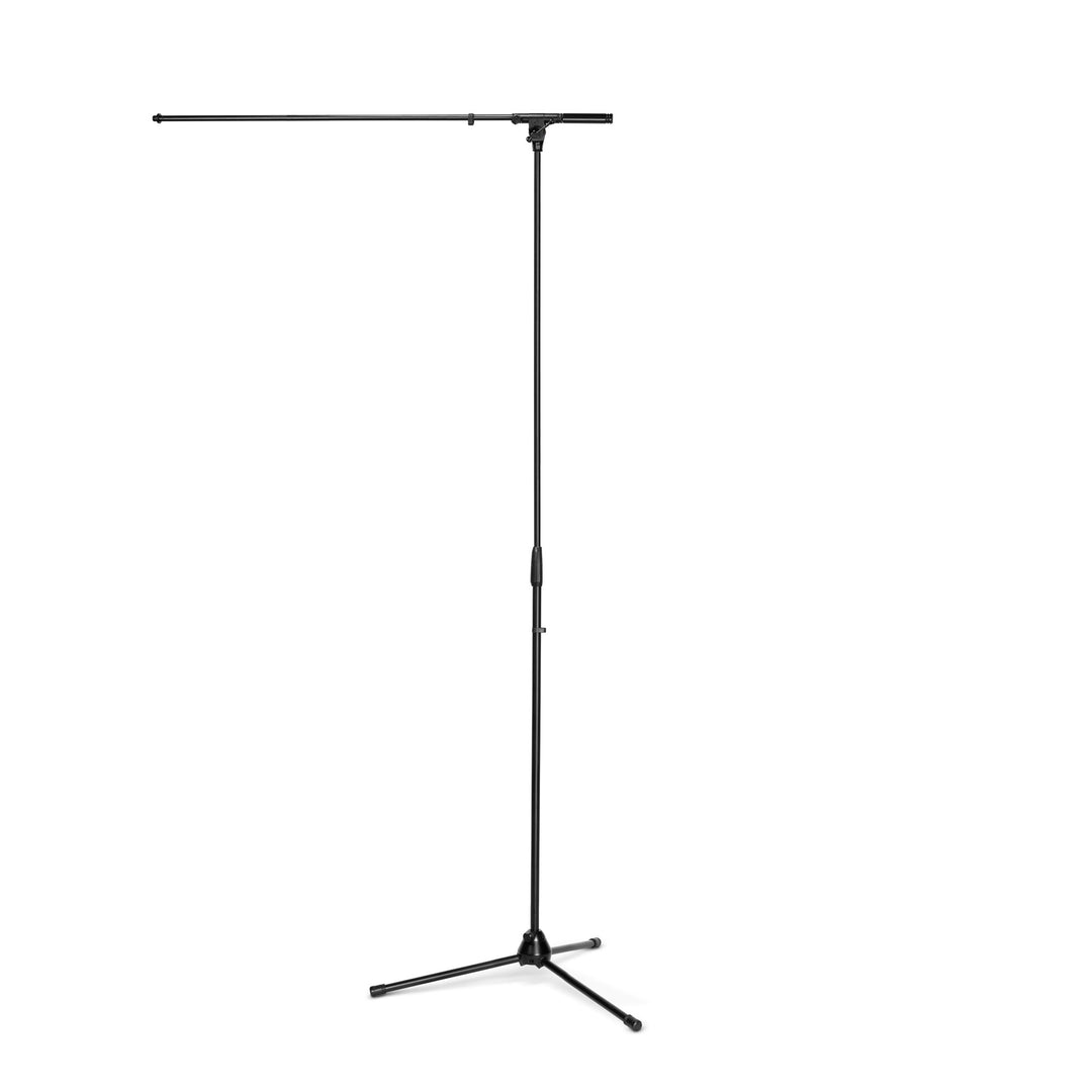 Gravity TMS 4321 OH B - stand de microphone overhead pour tournées, avec trépied pliable extra-large et perche extra-longue