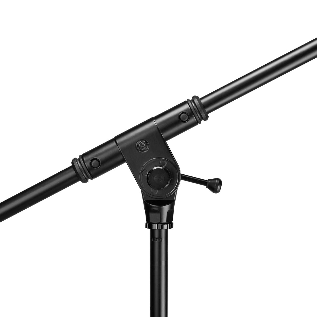 Gravity TMS 4321 OH B - stand de microphone overhead pour tournées, avec trépied pliable extra-large et perche extra-longue