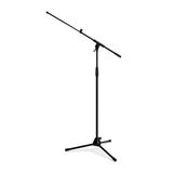 Gravity TMS 4332 B - Touring Series mikrofonstativ med sammenklappelig trefodsbase og teleskopisk boomarm med 2-punktsjustering, sort