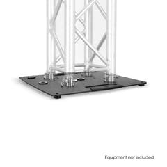 Gravity TWB 431 T B - Base de tournée multifonctionnelle carrée en acier avec possibilité de montage sur structure
