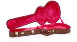 Gator GW-335-BROWN caisse en bois pour guitare semi-hollow, marron