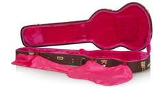Gator GW-SG-BROWN étui en bois pour SG, brun