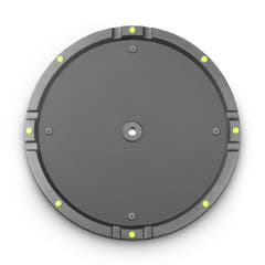 Gravity WB 123 B - Base ronde en fonte pour tiges M20