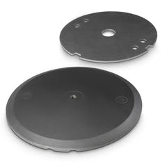 Gravity WB 123 SET 1 B - Base ronde en fonte et set de disques de lestage pour tiges M20