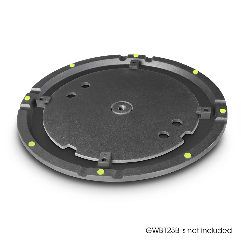 Gravity WB 123 WPB - Disque de poids pour pied rond de barre d’enceinte Art. Nr. GWB123B