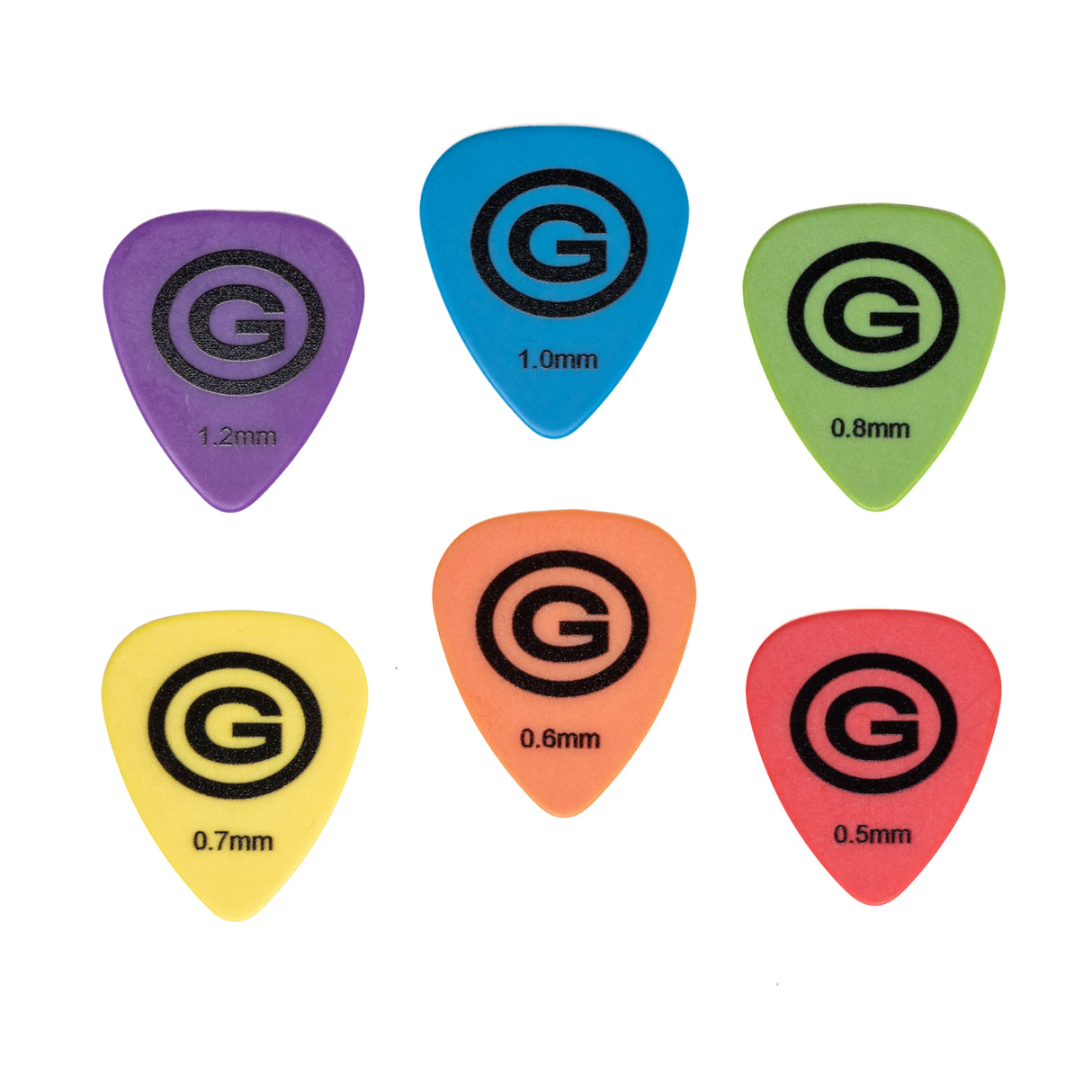 Grooveland médiators 12 pcs assortis