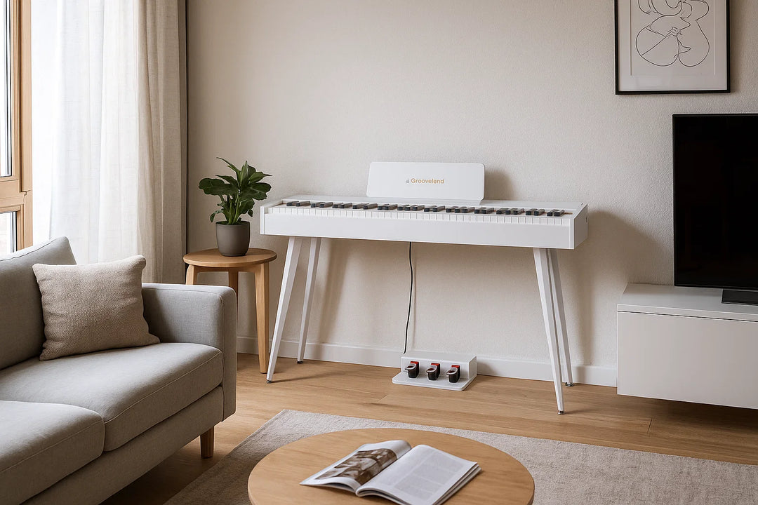 Grooveland DDP-140 El Klaver (Hvid)