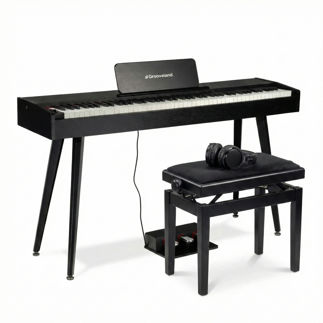 Grooveland DDP-140 Piano numérique (Noir) Pack