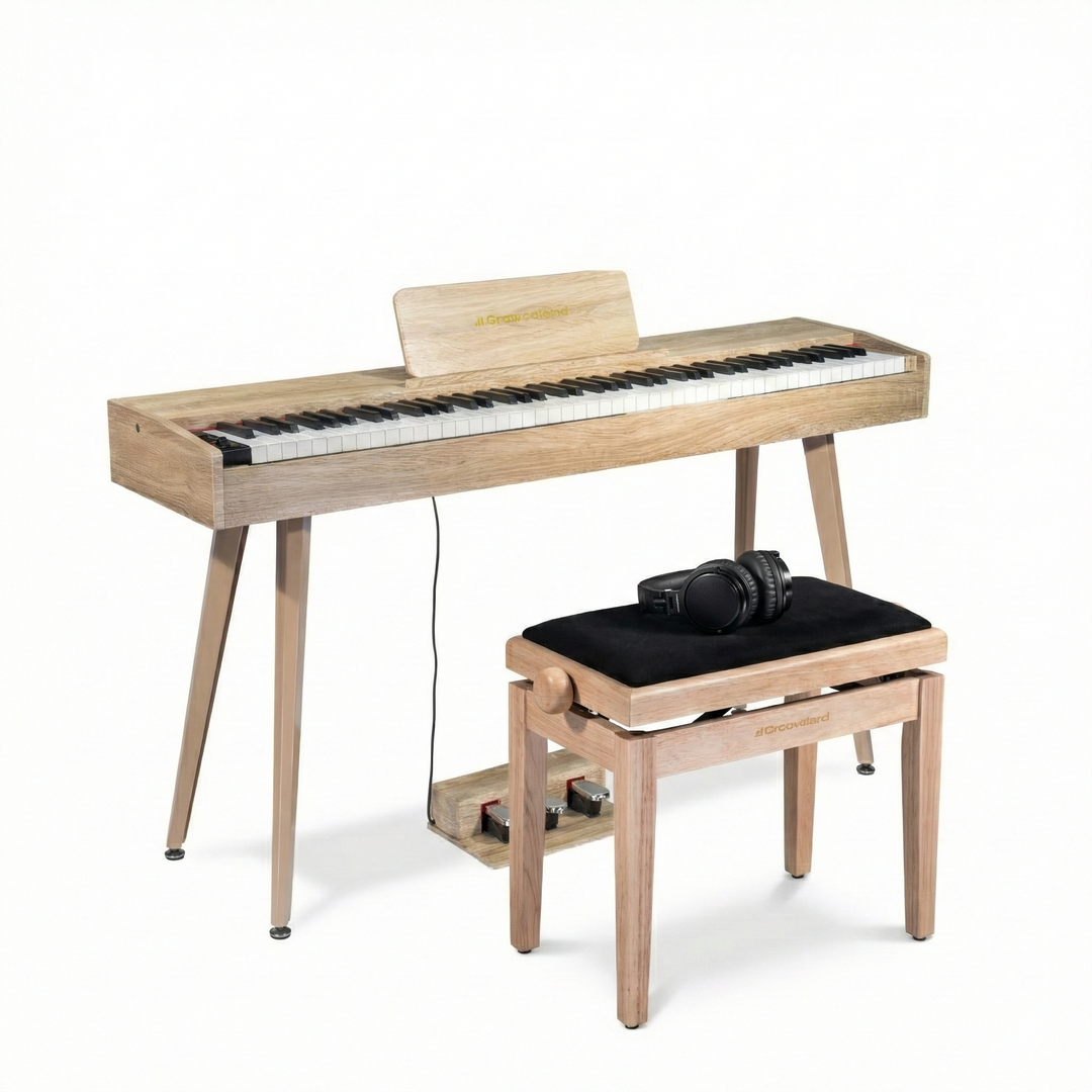 Grooveland DDP-140 Piano électrique (Bois) Pack