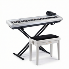 Grooveland P450 Piano numérique (Blanc) – Ensemble complet