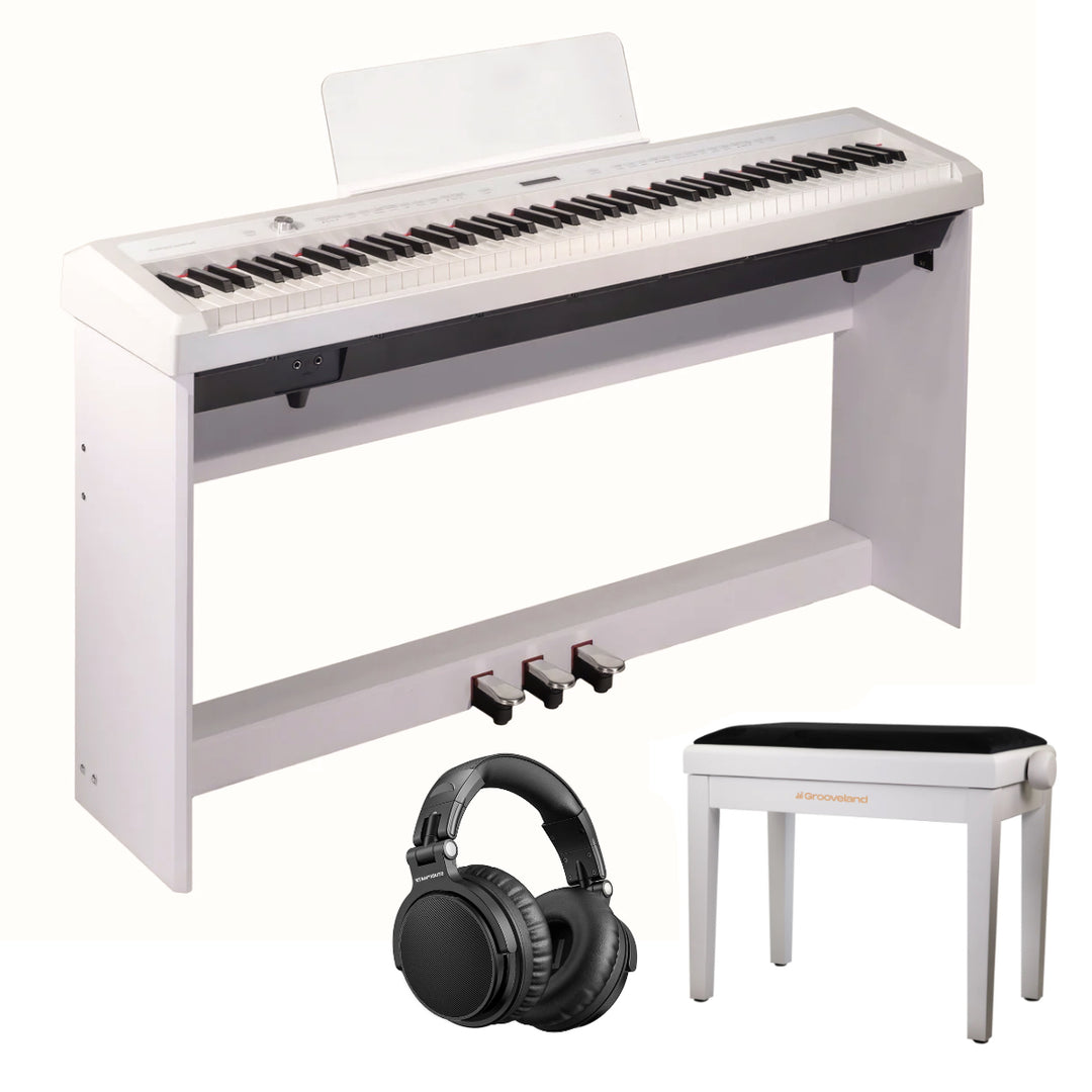 Grooveland P22 complet Piano Pack, Blanc