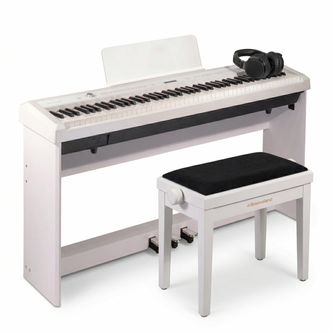Grooveland P22 complet Piano Pack, Blanc