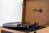Studio 57 Groovy Turntable with LP Stand (Earth)