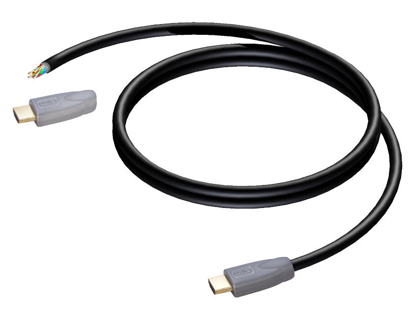 ProCab Câbles HDMI, 1 extrémité sans connecteur 8 mètres