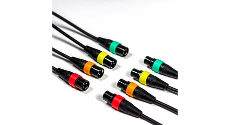 Zoom XLR-4C/CP Câbles XLR avec anneaux de couleur