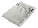 Molton Bagtæppe m. Øjer (Gris clair)