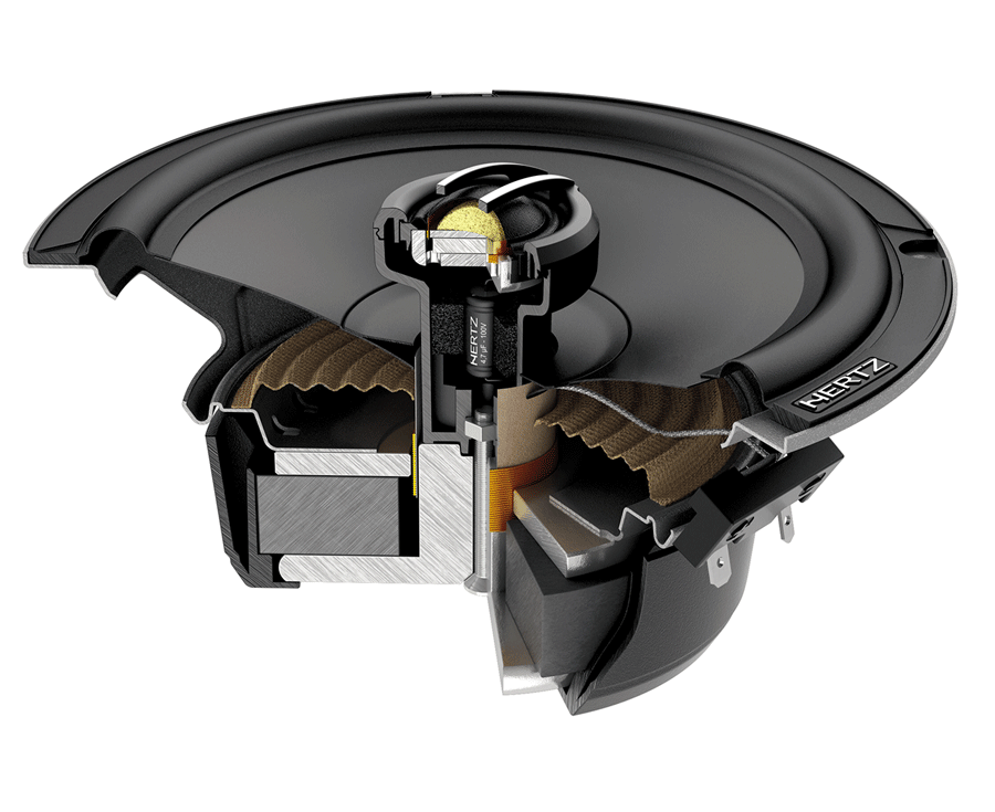 HERTZ CENTO Ensemble de haut-parleurs de voiture pleine gamme (165mm)