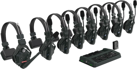 Hollyland Solidcom C1 Système Interphone sans fil Full Duplex avec 8 headsets