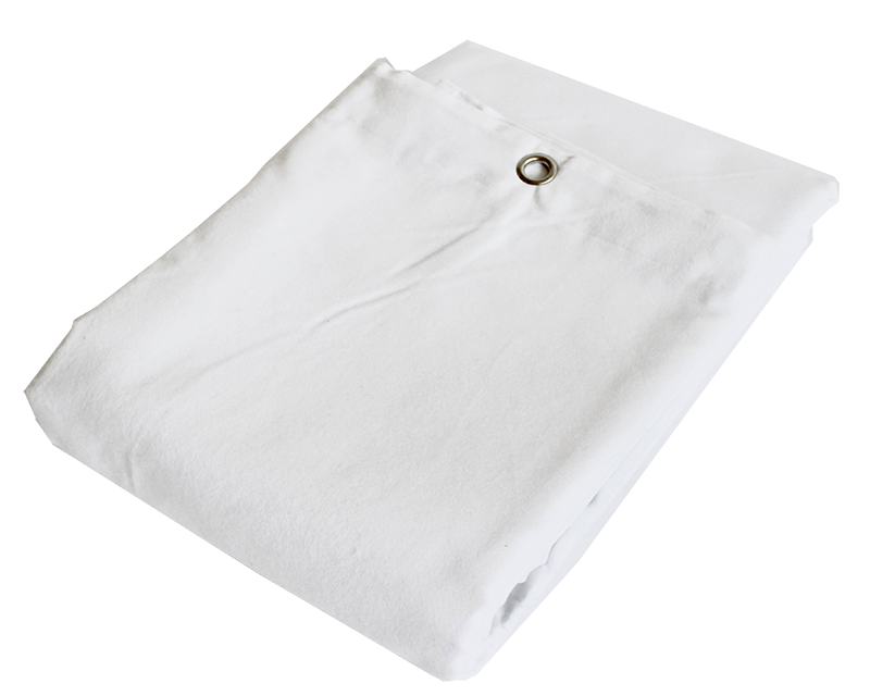 Molton Bagtæppe m. Øjer (Blanc)