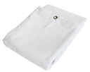 Molton Bagtæppe m. Øjer (Blanc)