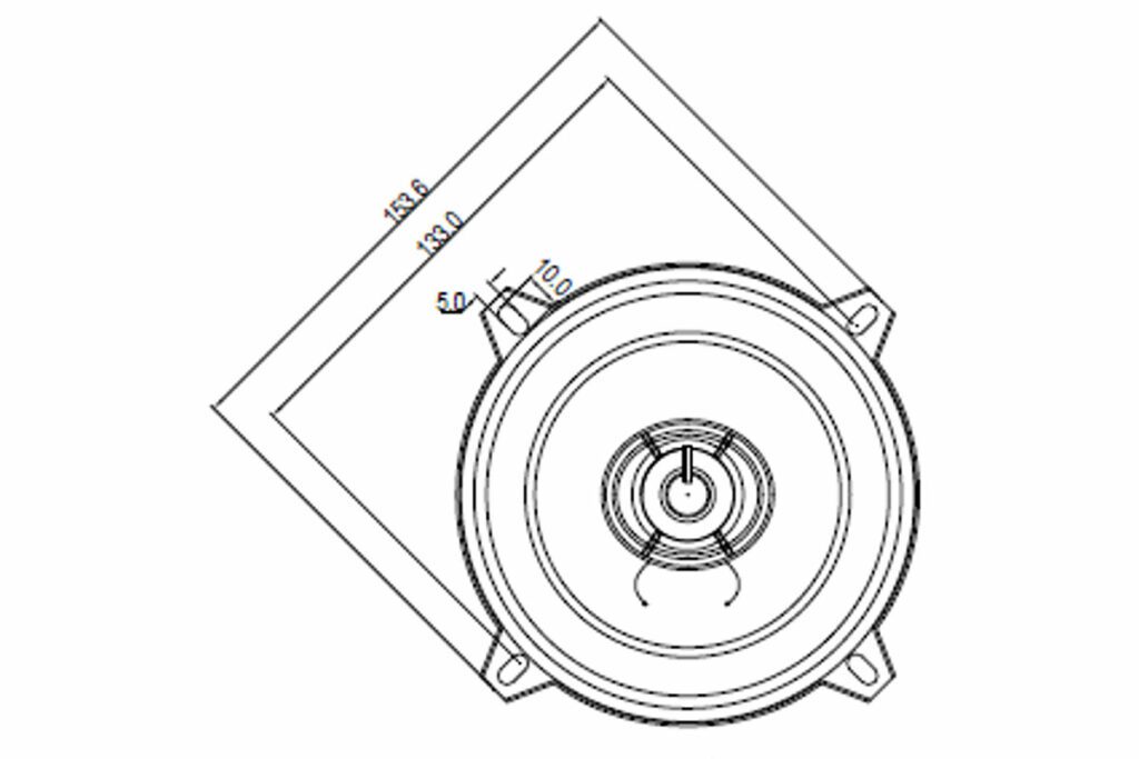 BLAUPUNKT ICx 542 Haut-parleurs de Voiture 2 voies (13 cm, 5,4")
