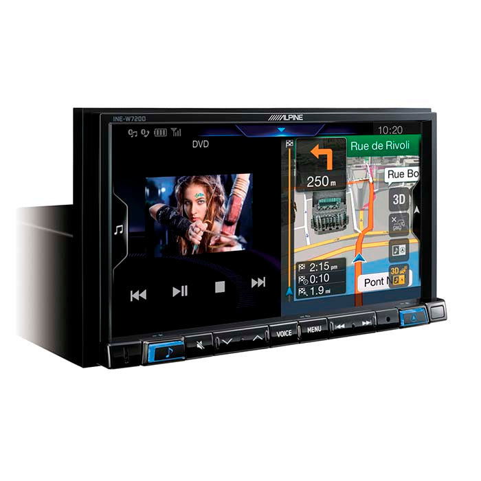 Système multimédia de navigation Alpine INE-W720D 2-DIN