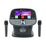 Système Karaoké avec 2 microphones (Noir)