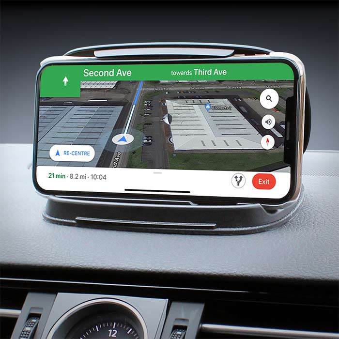 Universal phone holder for dashboard