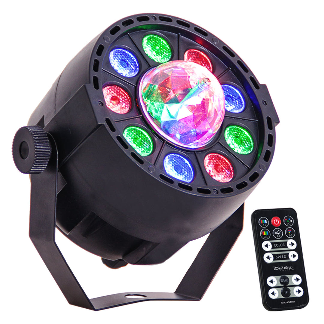 LED PAR-ASTRO 2-en-1 Lumière disco 4 Pièces Bundle