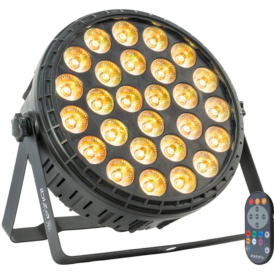 Projecteur PAR Ibiza XL RGBW (27x6 Watt)