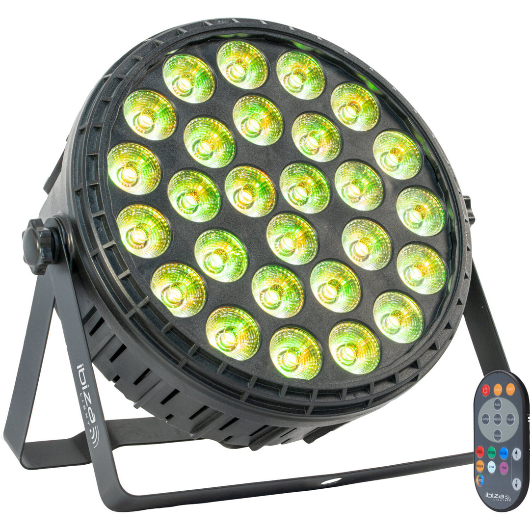 Projecteur PAR Ibiza XL RGBW (27x6 Watt)