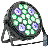 Ibiza XL RGBW+UV par lamp (16x6 + 4x30 Watt)
