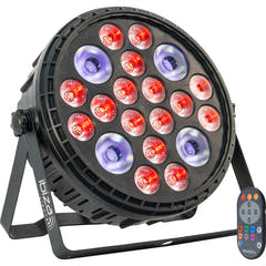 Projecteur PAR Ibiza XL RGBW+UV (16x6 + 4x30W)