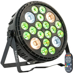 Projecteur PAR Ibiza XL RGBW+WWCW (16x6 + 4x30W)
