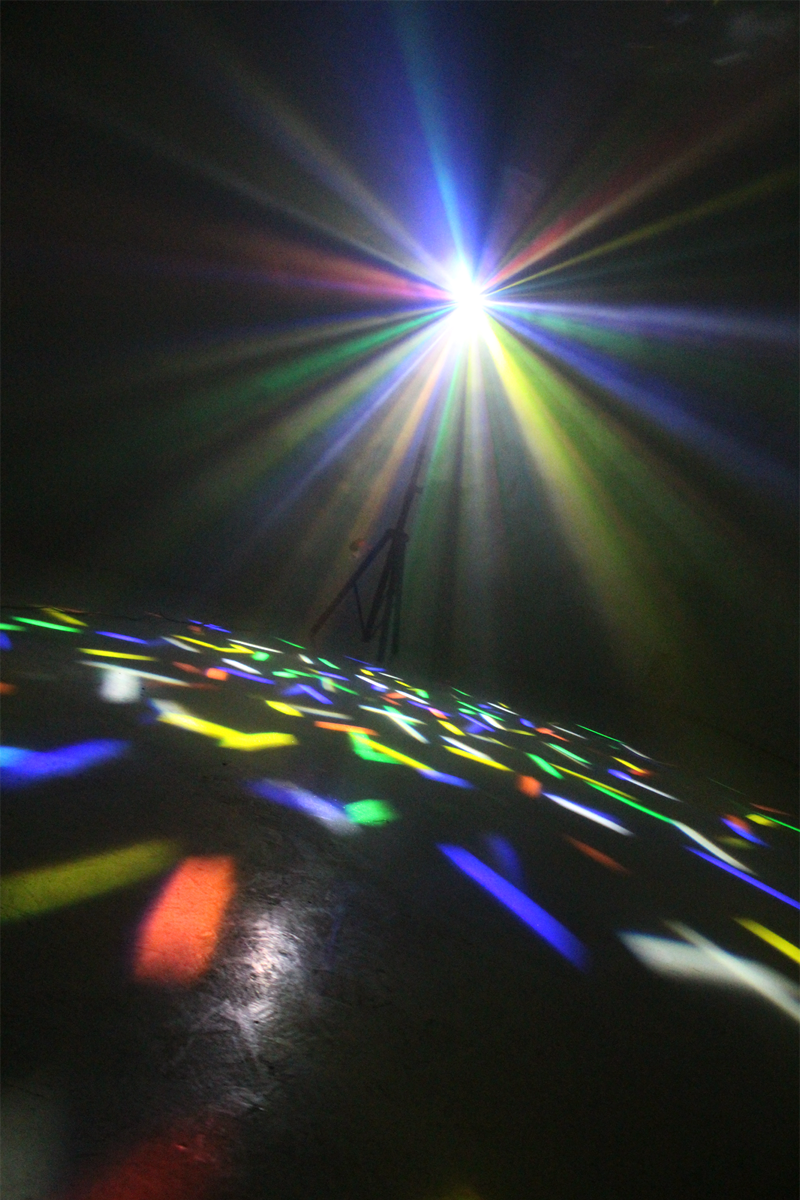Ibiza 2-i-1 Discolys blanc LED