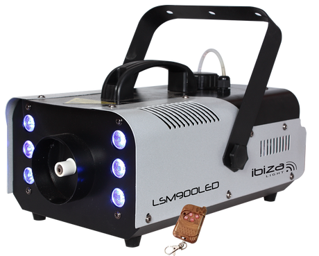 Ibiza Machine à brouillard LED + DMX (900W)