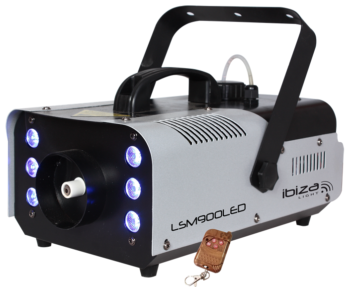 Ibiza Machine à brouillard LED + DMX (900W)