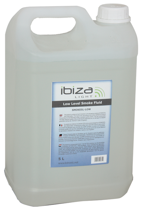 Ibiza Low Fog Smoke Fluid (5L)