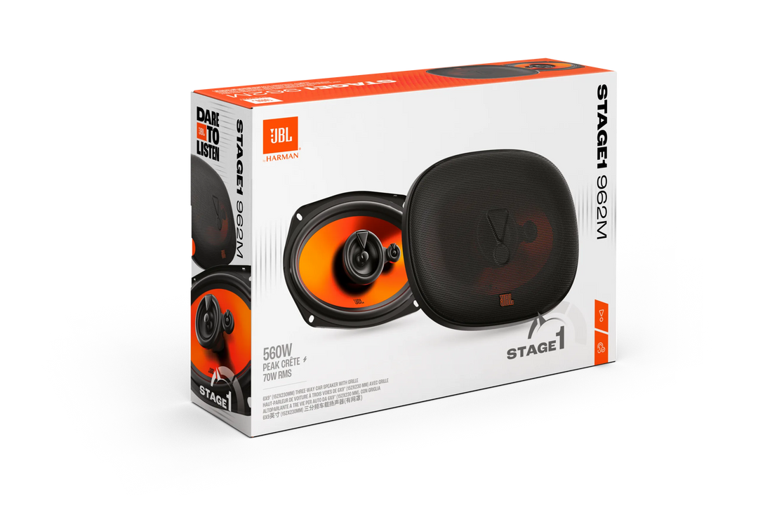 JBL Stage1 Gen2 962M haut-parleurs auto 3 voies 6x9"