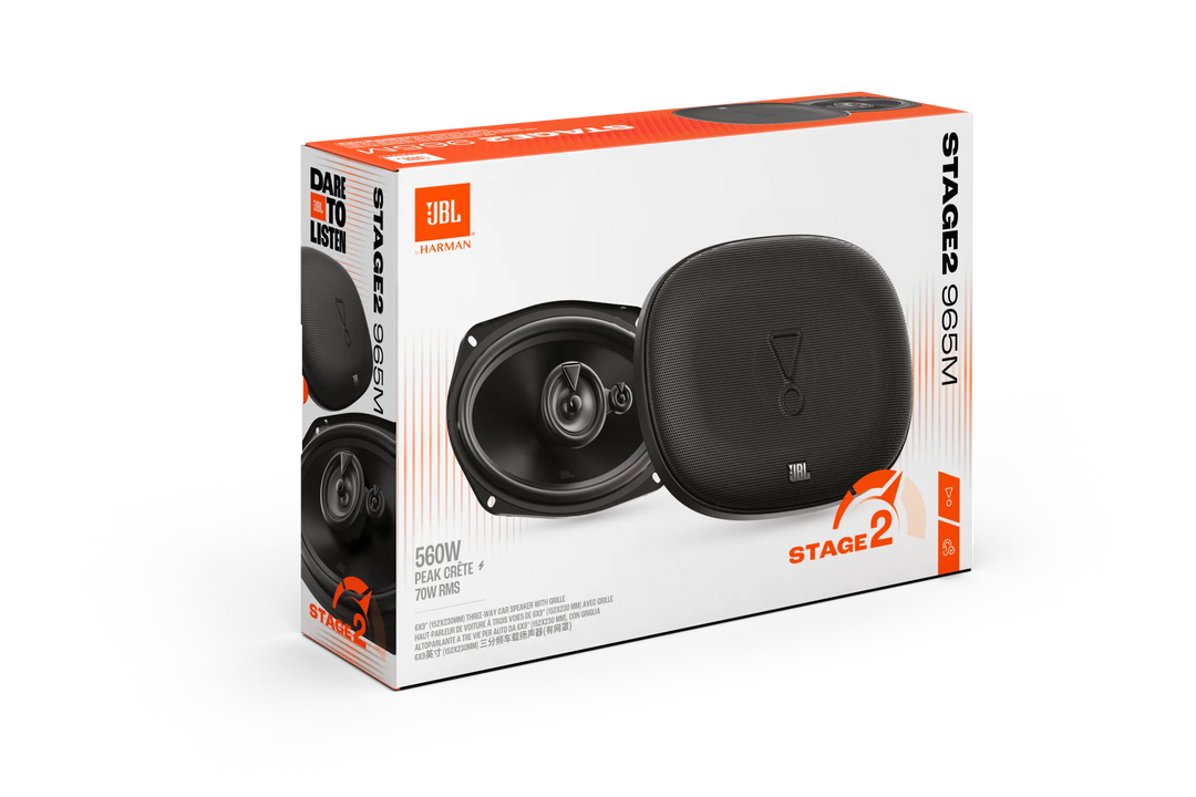 JBL Stage2 Gen2 965M haut-parleurs auto 3 voies 6x9"