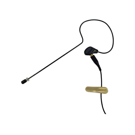 JTS CM-801B headset-microphone à oreille unique, noir